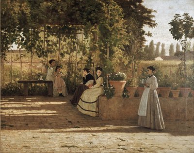 Un pomeriggio (la pergola) da Silvestro Lega