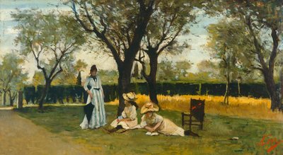 Alla villa di Poggio Piano da Silvestro Lega