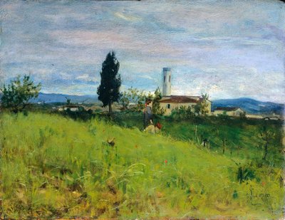 Chiesa in campagna da Silvestro Lega