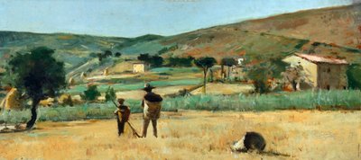Campagna con contadini, di Silvestro Lega da Silvestro Lega