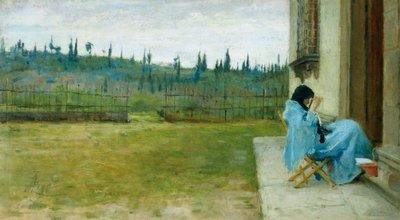 Signora al lavoro da Silvestro Lega