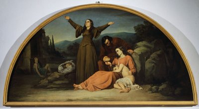 Lunetta della Carestia, Canton Oratorio, Modigliana, Emilia Romagna da Silvestro Lega