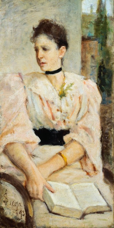 Ritratto di Paola Bandini da Silvestro Lega