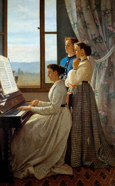 La racchetta toscana da Silvestro Lega