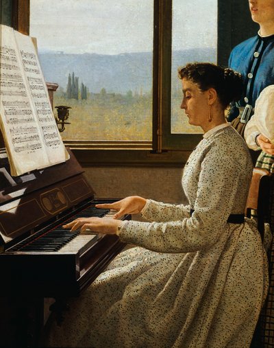 Il canto dello storno (dettaglio) da Silvestro Lega