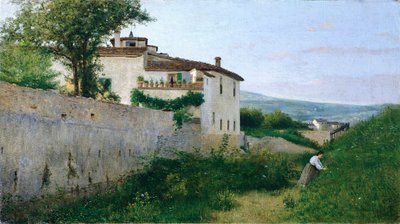 Veduta di Piagentina da Silvestro Lega