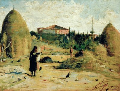 Villa Bandini al Gabbro, c.1889-90 da Silvestro Lega