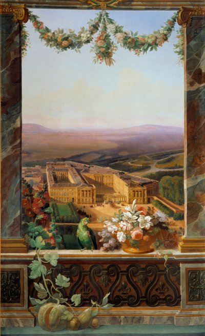 Veduta del castello di Compiègne da Simeon Fort