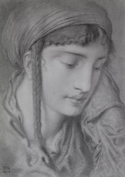 Una ragazza ebrea da Simeon Solomon