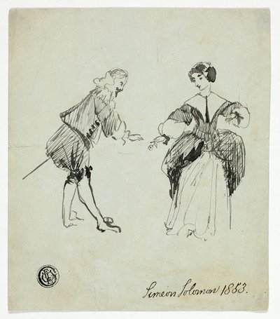 Cavaliere e Signora da Simeon Solomon
