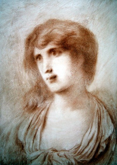 Testa di una ragazza da Simeon Solomon