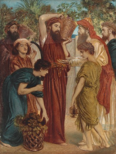 Offrire le primizie del raccolto da Simeon Solomon