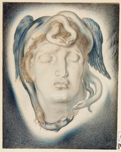 La testa di Medusa, 1884 da Simeon Solomon