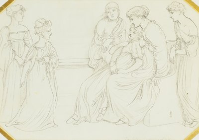 La piccola improvvisatrice, 1867 da Simeon Solomon