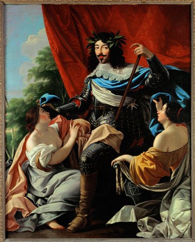 Luigi XIII, re di Francia e di Navarra ... (dipinto su tela) da Simon (circle of) Vouet