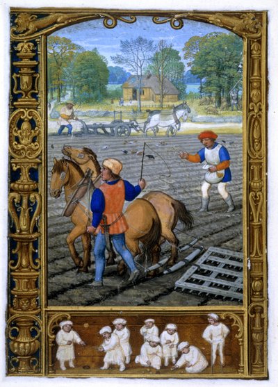 Settembre: Aratura e Semina, da un Libro d