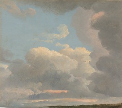 Studio di nuvole al crepuscolo, ca. 1786-1806 da Simon Alexandre Clément Denis