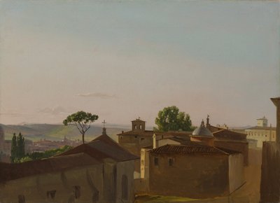 Veduta sul Colle Quirinale, Roma da Simon Alexandre Clément Denis