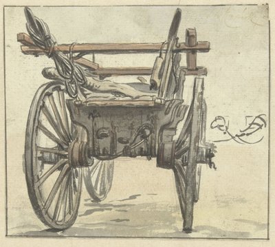 Retro di un carro a quattro ruote da Simon Andreas Krausz