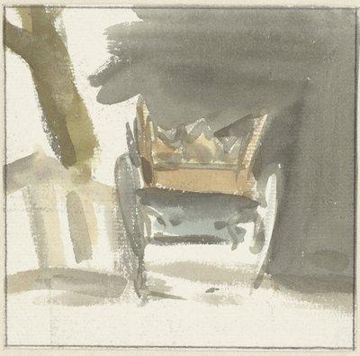 Carro contadino, visto da dietro da Simon Andreas Krausz