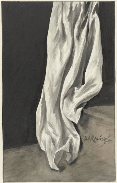 Studio di drappeggio da Simon Andreas Krausz