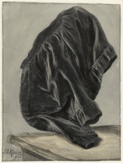 Studio di drappeggio da Simon Andreas Krausz