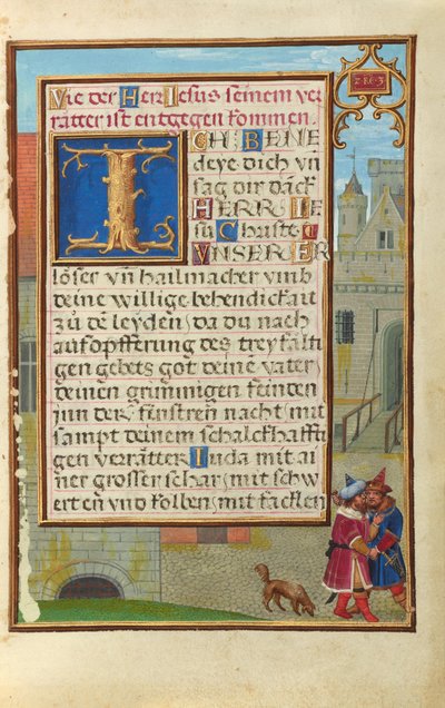 Rand mit Joab, der Abner ersticht da Simon Bening