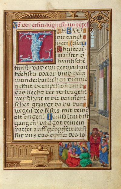 Samuel stellt Saul als König vor da Simon Bening