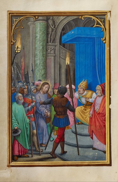 Cristo davanti a Caifa da Simon Bening
