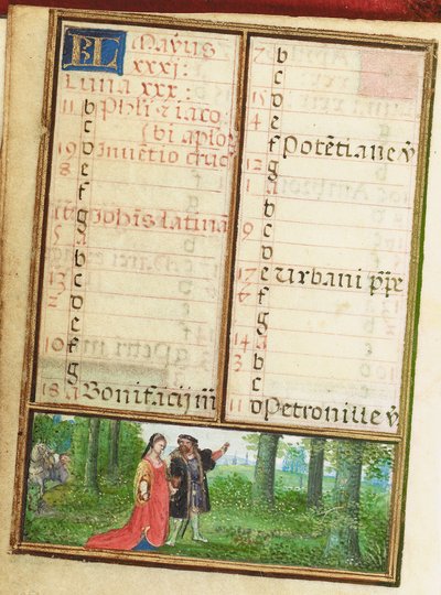 Foglio da un libro d