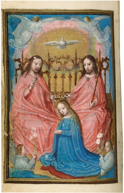 Foglio da un Libro delle Ore in miniatura, uso di Roma, Bruges, 1530-35 da Simon Bening