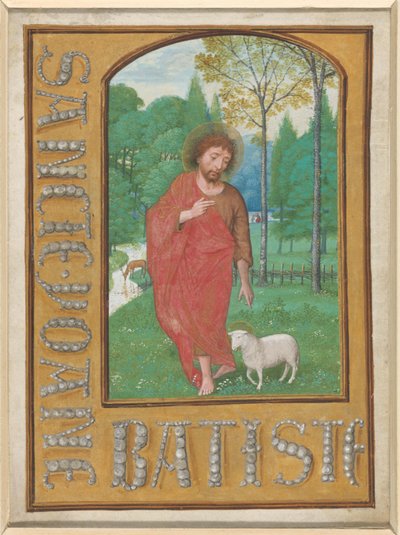 San Giovanni Battista da Simon Bening