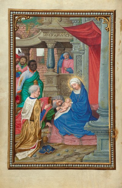 Die Anbetung der Heiligen Drei Könige da Simon Bening