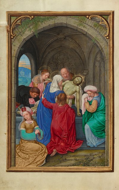 La sepoltura da Simon Bening