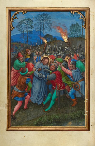 Die Flucht der Apostel da Simon Bening