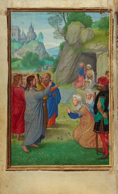 Die Auferweckung des Lazarus da Simon Bening