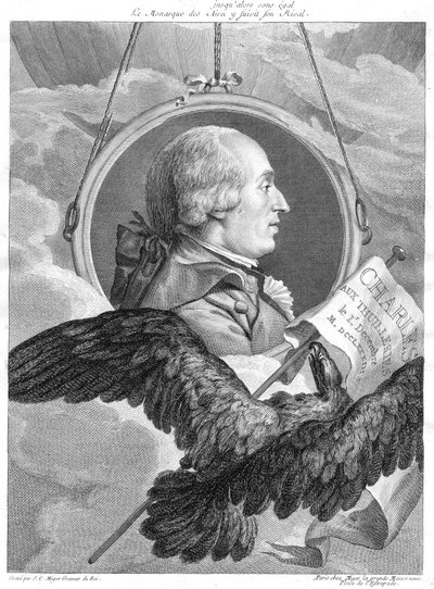 Jacques Alexandre Cesar Charles, fisico francese, c1783 da Simon Charles Miger