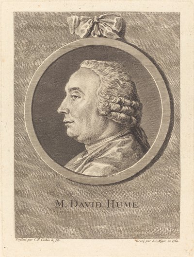 David Hume da Simon Charles Miger after Charles Nicolas Cochin II