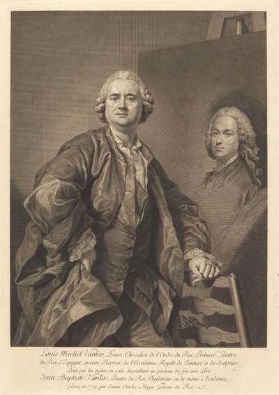 Louis Michel Vanloo da Simon Charles Miger after Louis Michel Van Loo