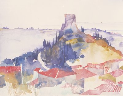 Castiglioni, Italy, 2002 (watercolour) da Simon Fletcher