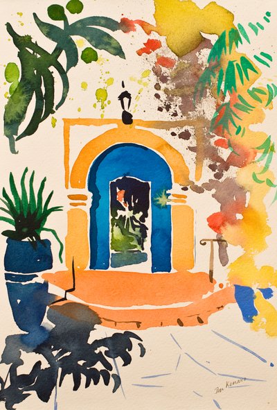 Dar Kenavo, 2016 (acquerello) da Simon Fletcher
