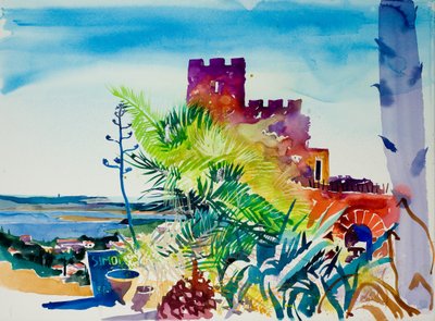 Fitou, 2011 (acquerello) da Simon Fletcher