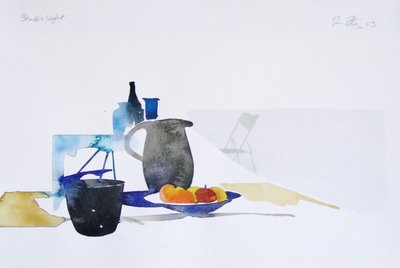 Luce da studio, 2003 (acquerello) da Simon Fletcher