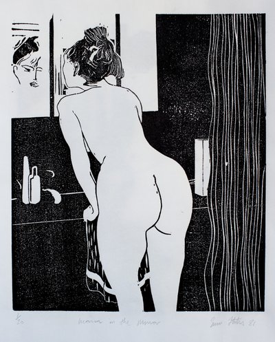 Donna allo specchio da Simon Fletcher