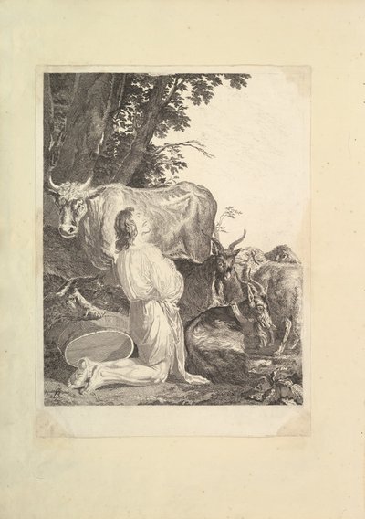 Il figliol prodigo Houghton Gallery da Simon Francois Ravenet