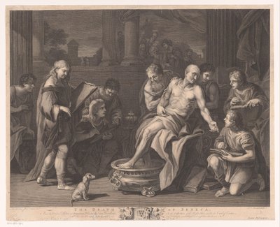 La morte di Seneca da Simon François Ravenet (le vieux)