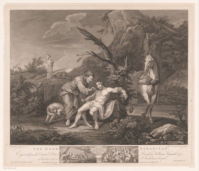 Parabola del Buon Samaritano da Simon François Ravenet (le vieux)