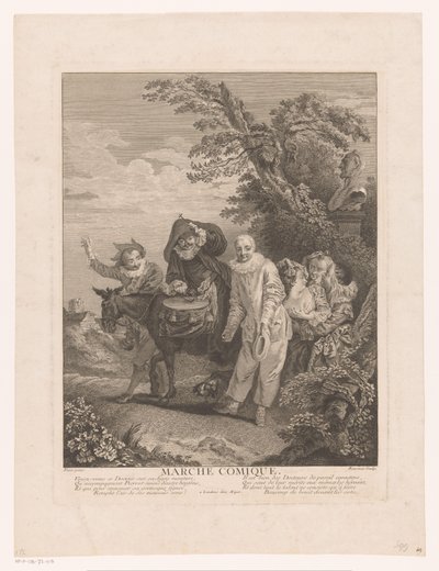 Parata di personaggi teatrali da Simon François Ravenet (le vieux)
