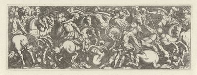 Combattimento tra cavalieri e fanti (Cavalleria) da Simon Frisius