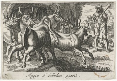 Ercole custodisce il gregge di Gerione da Simon Frisius